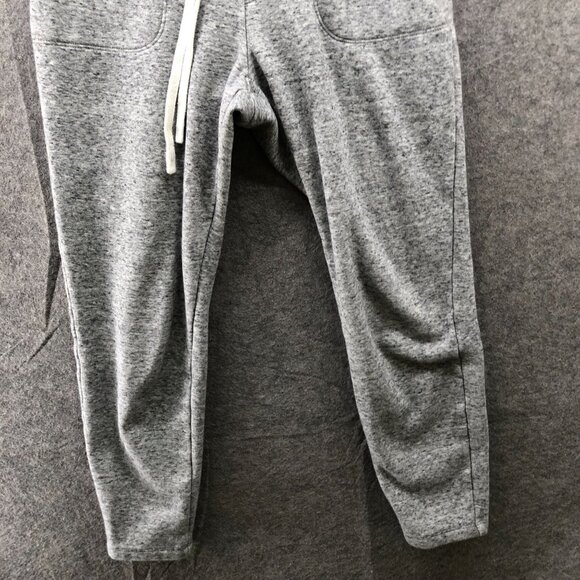 Uniqlo Jogger Sweatpants Womens M Gray Heather Fleece Drawstring Mid Rise - Picture 4 of 8